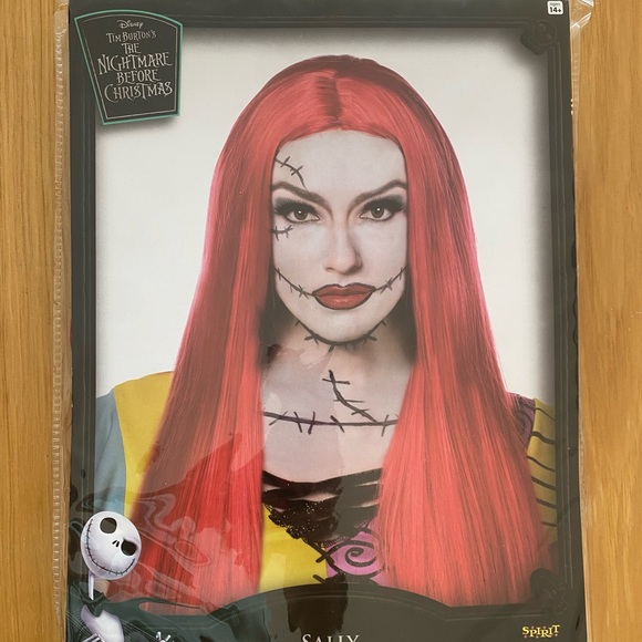 Spirit Sally Costume Wig - Red - Picture 1 of 5